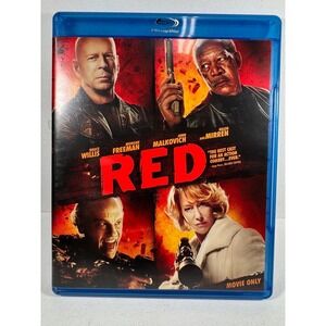 RED Blu-ray Movie Bruce Willis Morgan Freeman Action Comedy PG-13 Summit Ent